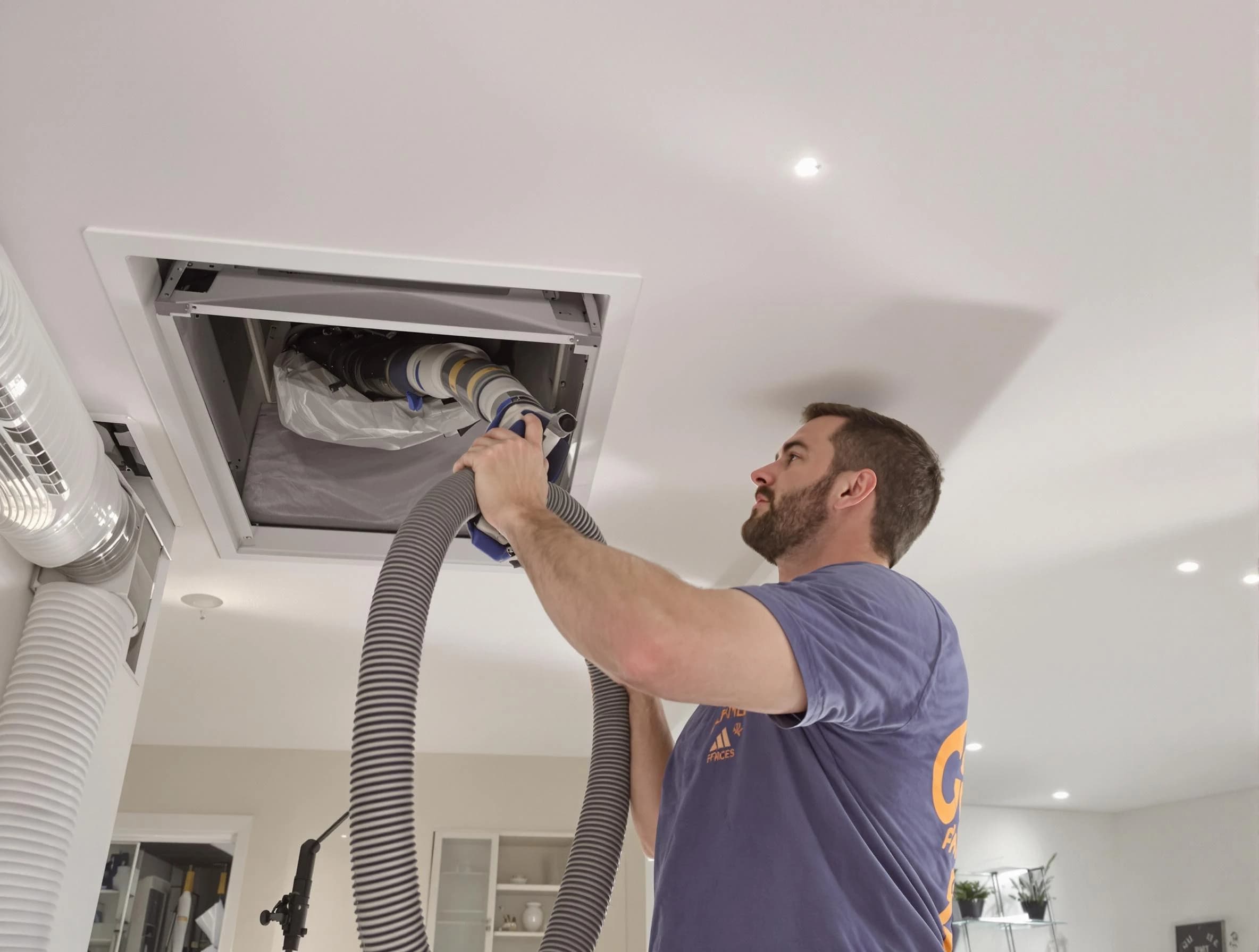 Precision indoor duct cleaning by Carefree Air Duct Cleaning in Carefree