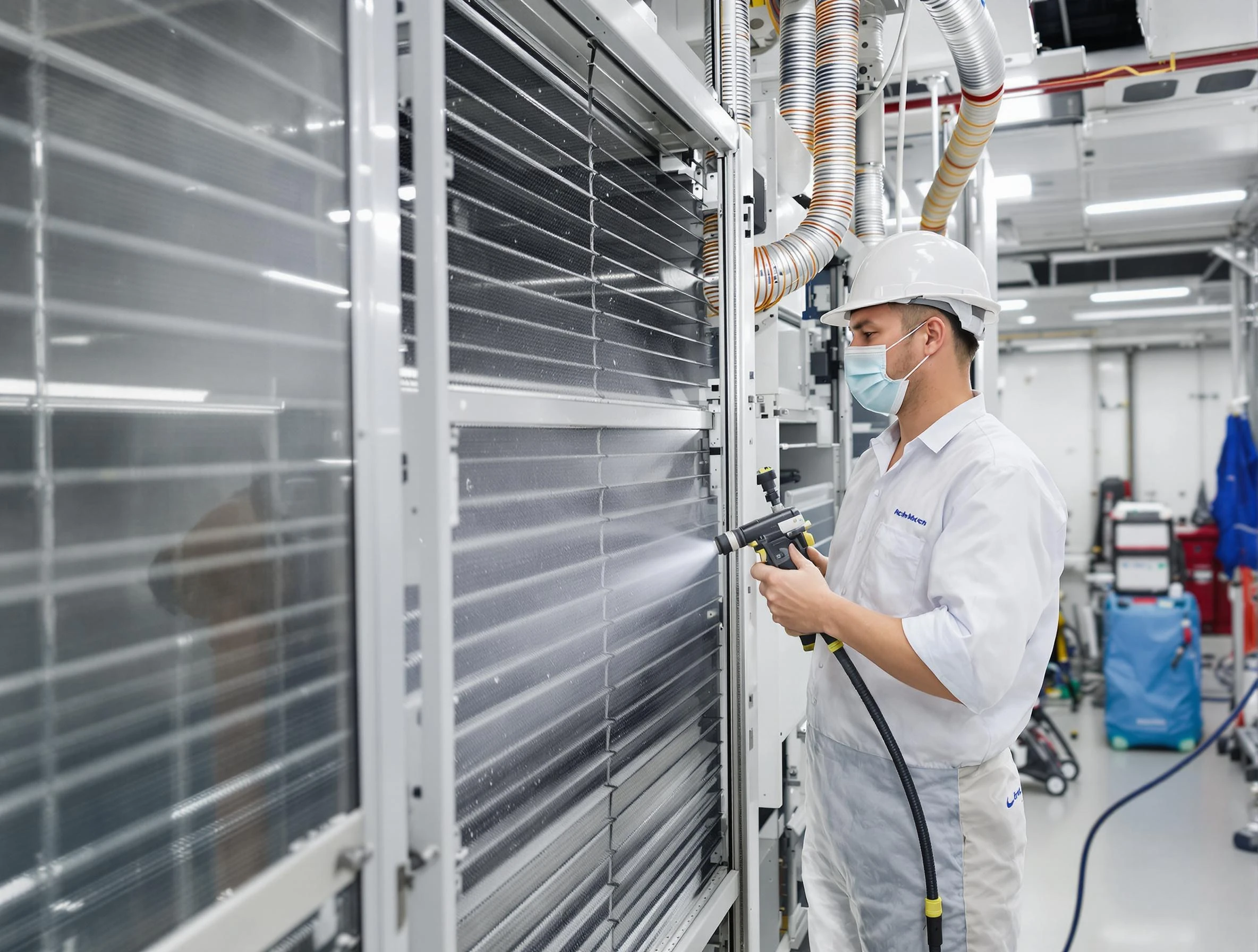 Professional AC coil cleaning by Carefree Air Duct Cleaning in Carefree