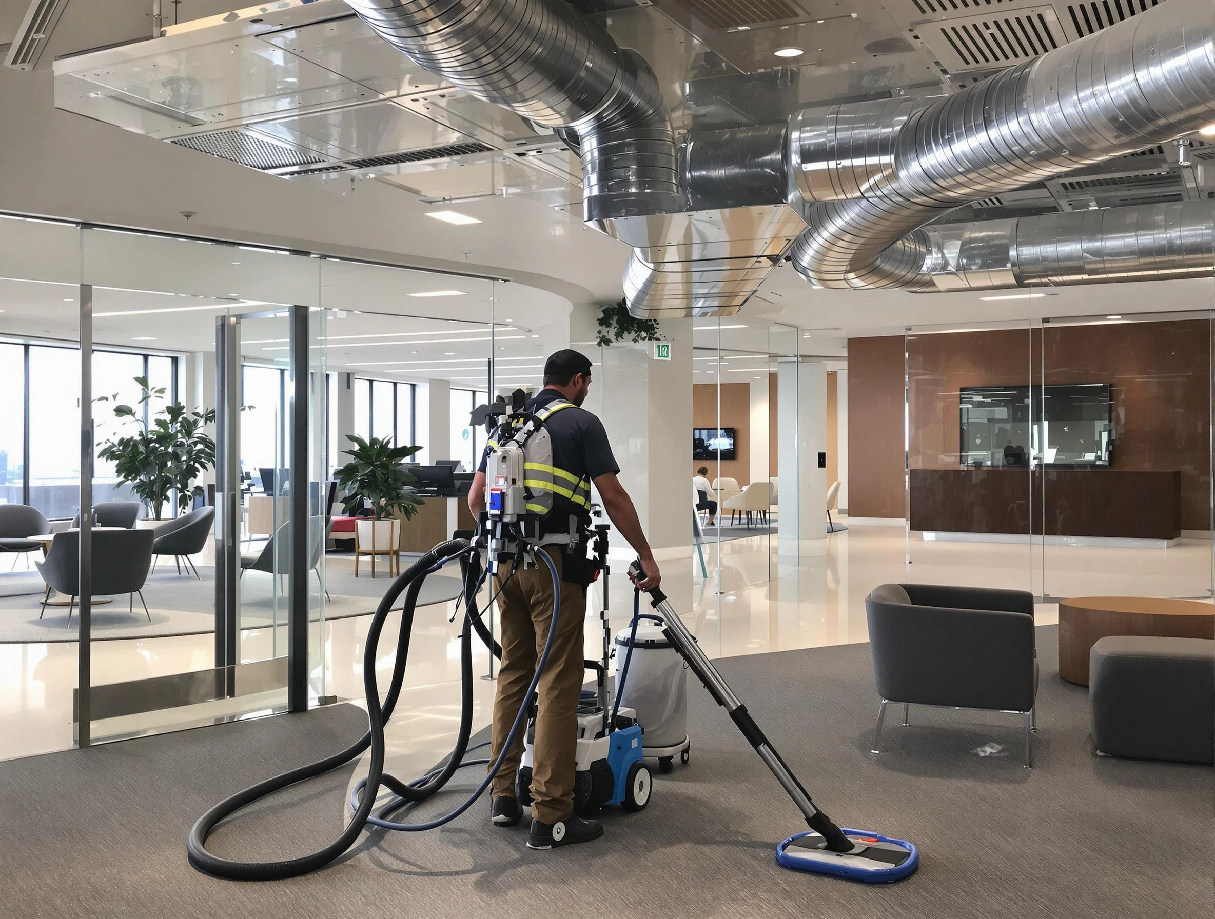 Commercial duct cleaning service by Carefree Air Duct Cleaning in Carefree