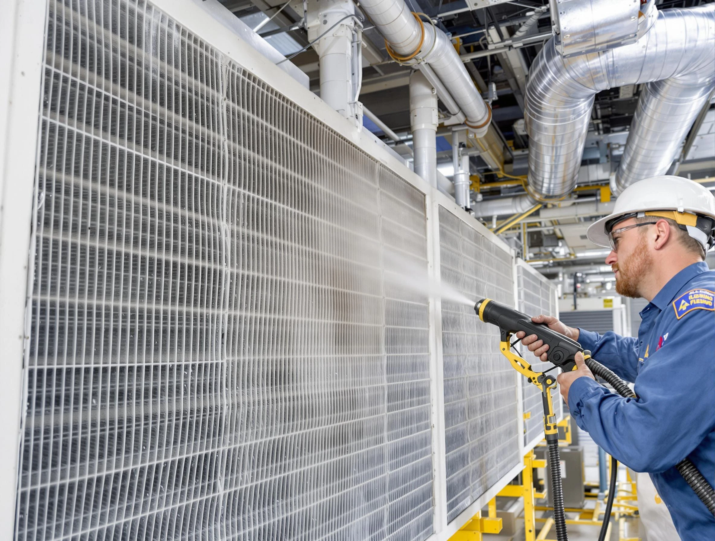 Professional commercial coil cleaning by Carefree Air Duct Cleaning in Carefree